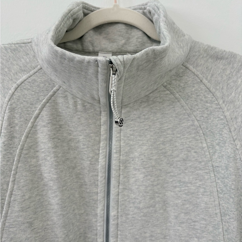 Lululemon | Scuba Oversized Funnel Neck Full Zip | Sz M/L | Heather Grey | EUC - Picture 2 of 10